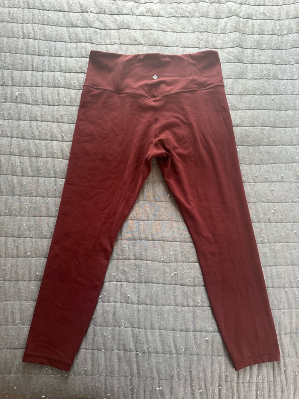 Athleta Ultra High Rise Elation 7/8 Tight Rusty Red - Picture 2 of 5